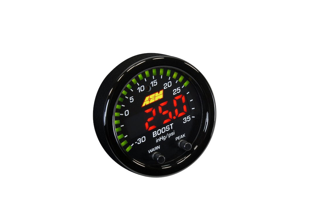 AEM Electronics 30-0306 X-Series Digital Boost Gauge, -30 to 35 PSI - image 6
