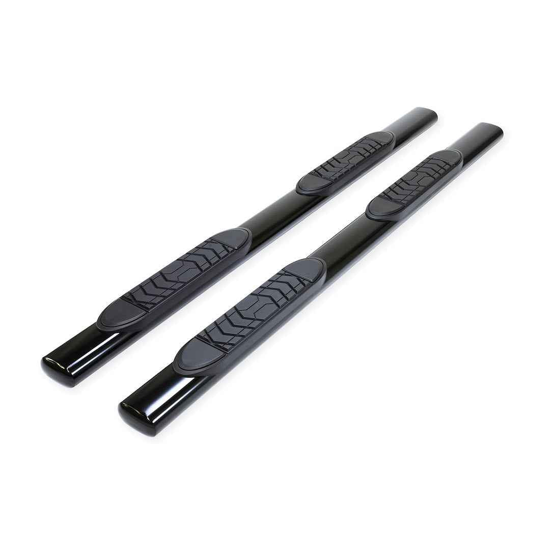 TrailFX 5 in Oval Nerf Step Bars - Black, 300 lb – A7031B