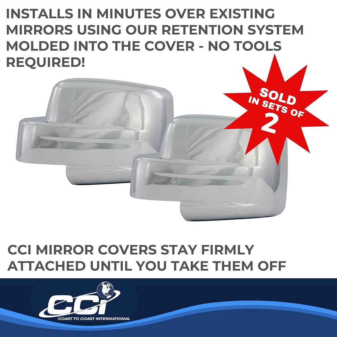 Coast To Coast MC67424 Patriot Silver Mirror Trim Set