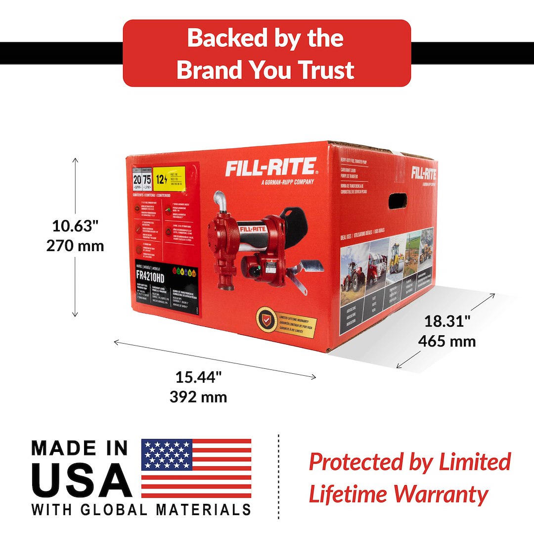 Fill-Rite Fr4210hd High-Flow Liquid-Transfer Pump