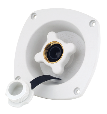 SHURflo Fresh Water Inlet - White – 183-029-18