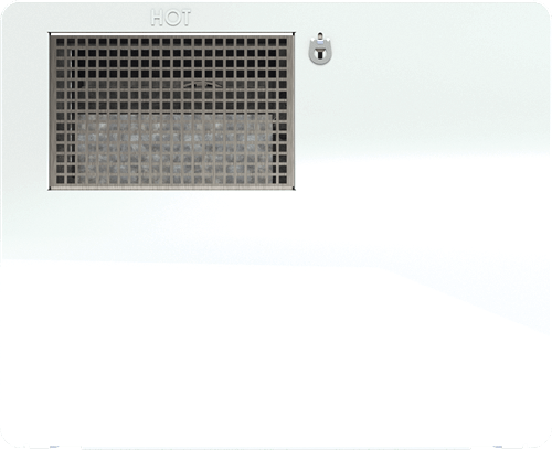Suburban 6279AAW RV Water Heater Access Door, White for 6 Gallon SAW6 Model, Flush Mount – image 1