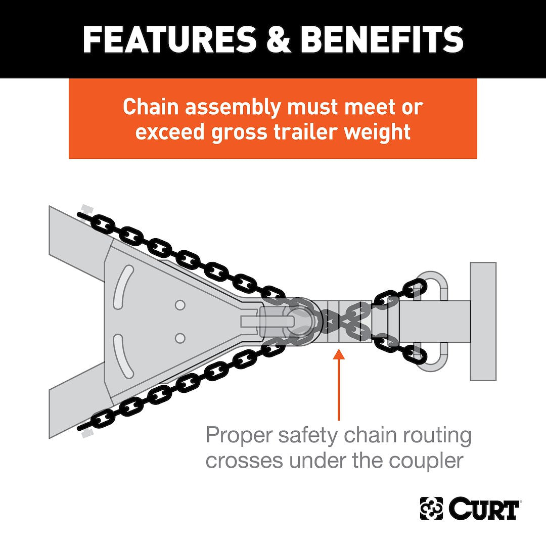Curt 80316 Trailer Safety Chain - image 5