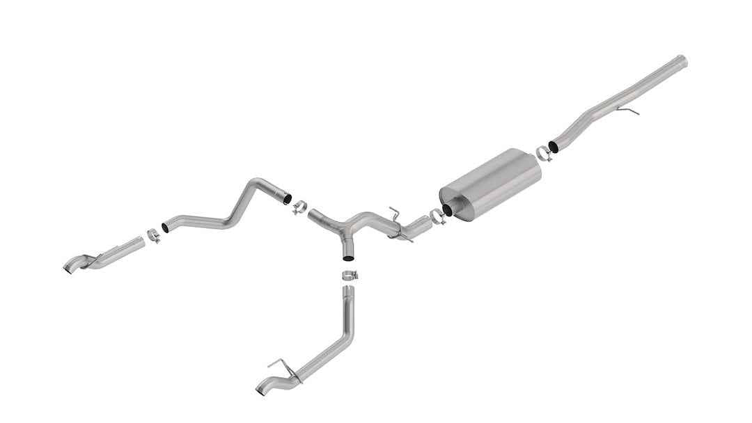 Borla 140771 Silverado/Sierra 6.2L Touring Cat-Back, No Tips