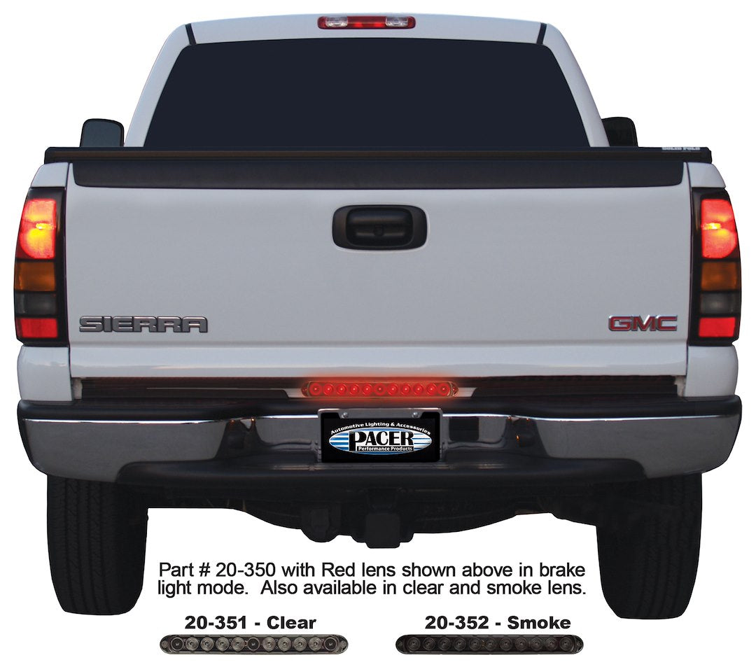 Pacer Performance 20-350 Red LED Tailgate Lighting Bar