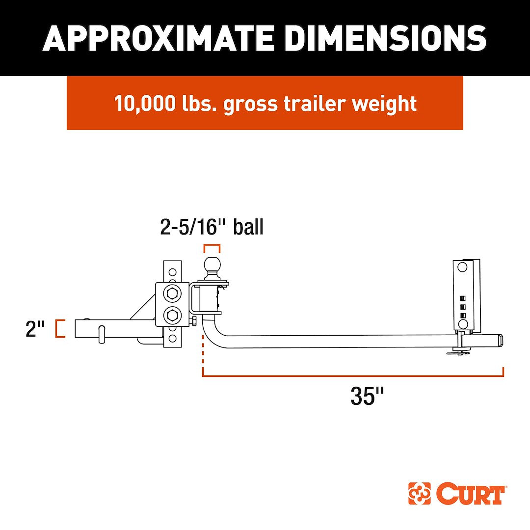 Curt 17601 Weight Distribution Hitch - image 6