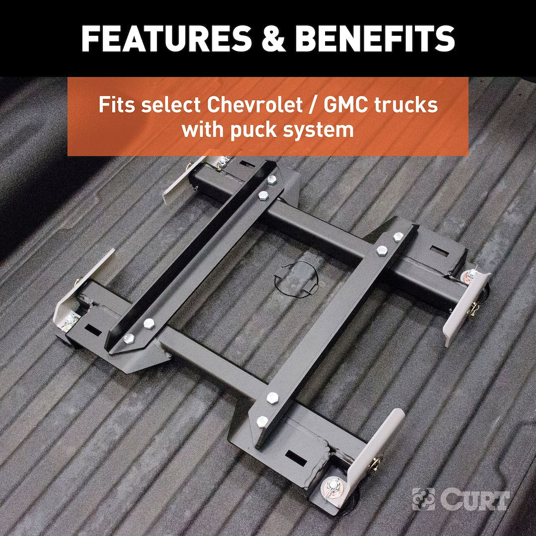 Curt 16023 Fifth Wheel Trailer Hitch Adapter Plate - image 7