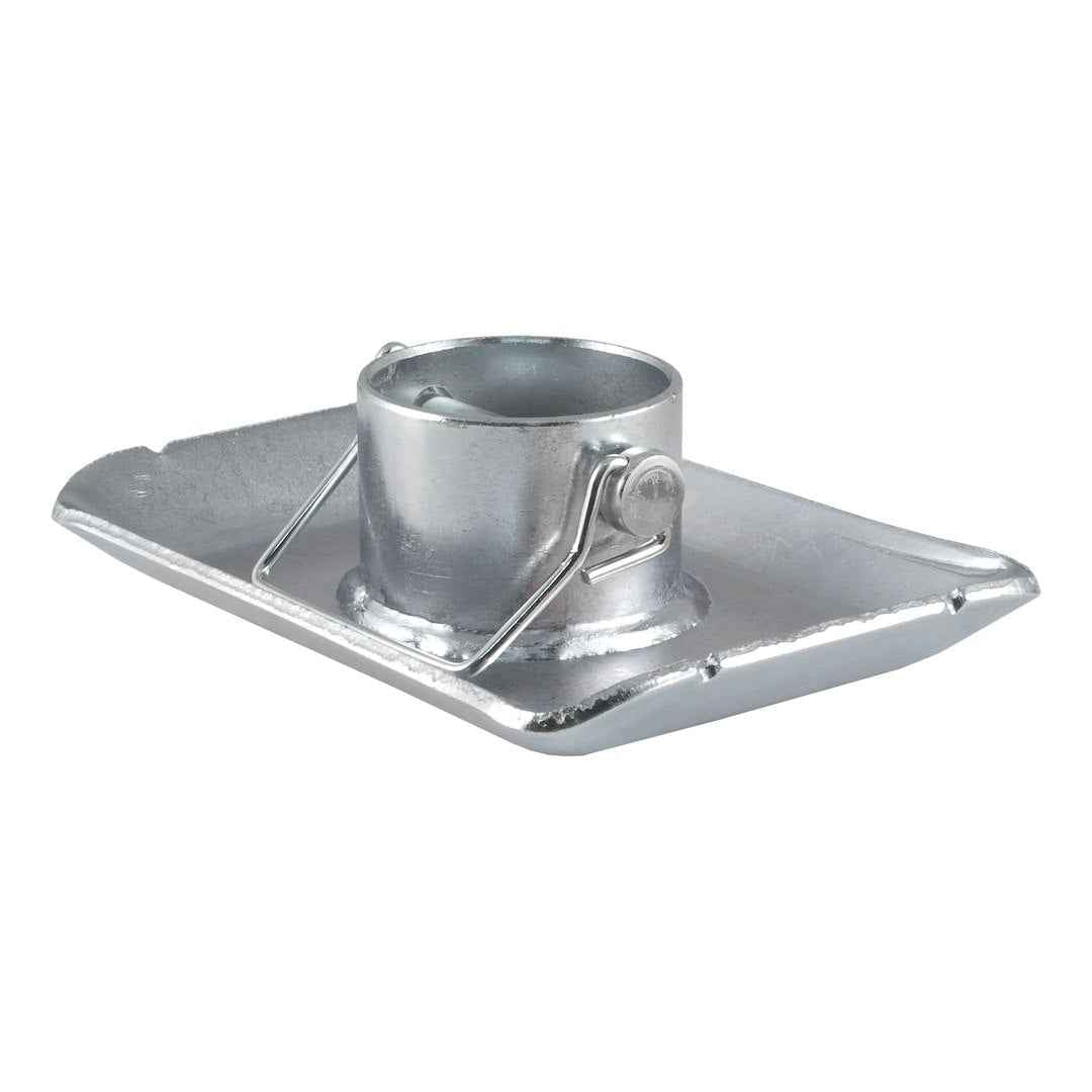 CURT 28273 2-Inch Tube Jack Foot with Safety Pin