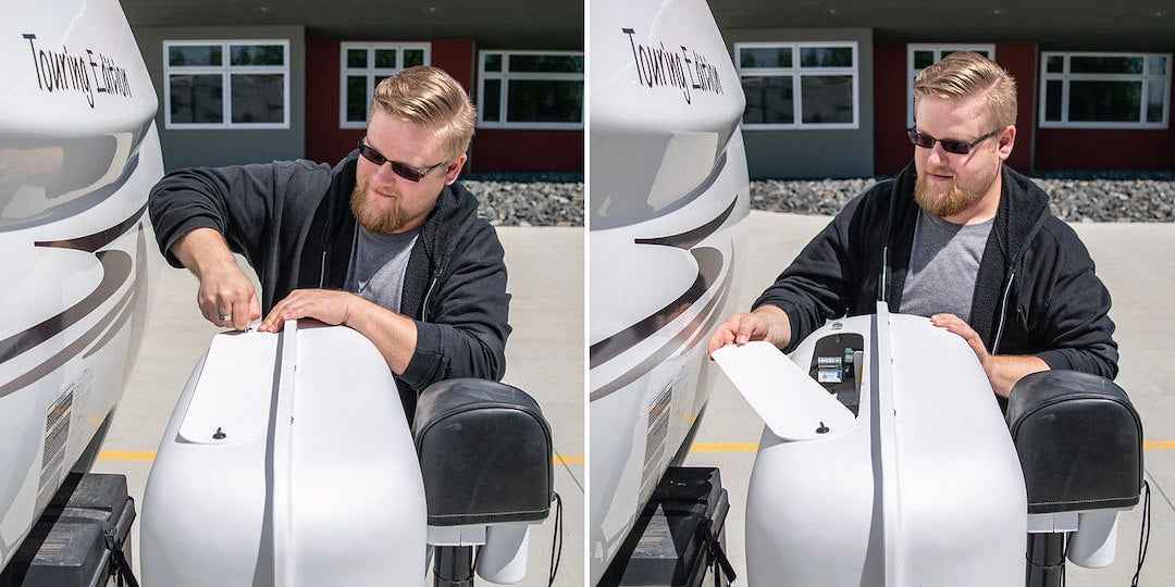 Icon Propane Tank Cover - Polar White – 00386