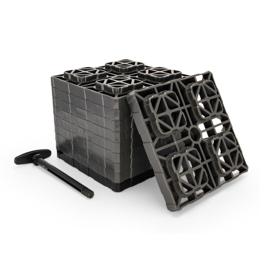 Camco Leveling Block - Interlocking, 10-1/2 in, Set Of 10 – 44527