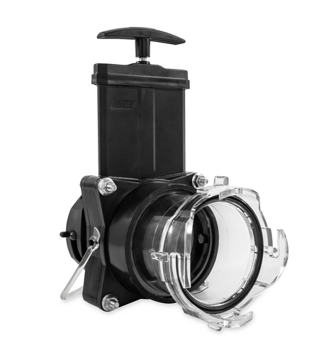 Camco 39051 3-Inch Backup Sewer Valve with Clear Adapter - image 1