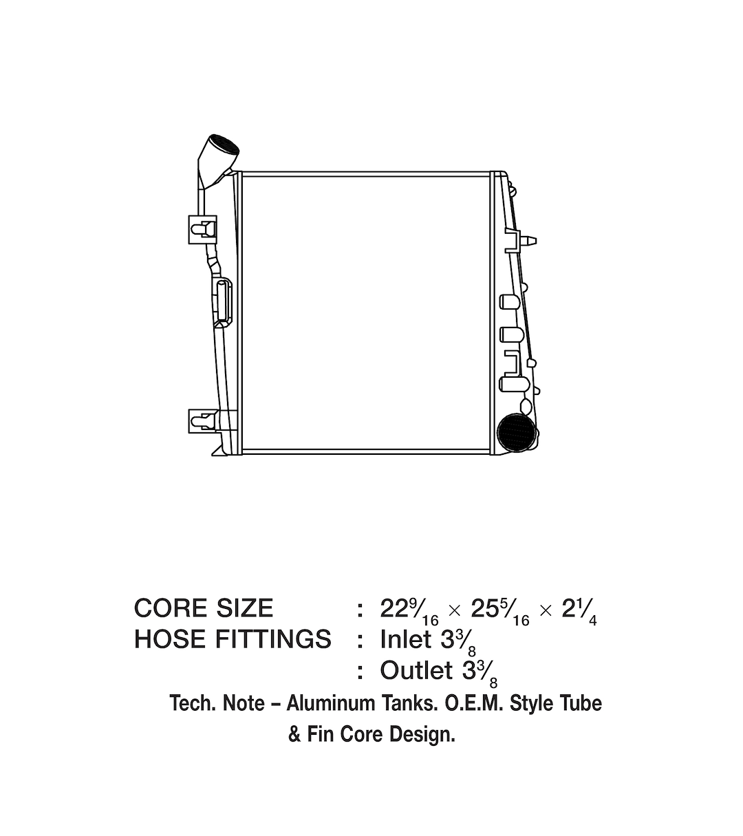 CSF 6012 Super Duty Air-to-Air Intercooler - image 2
