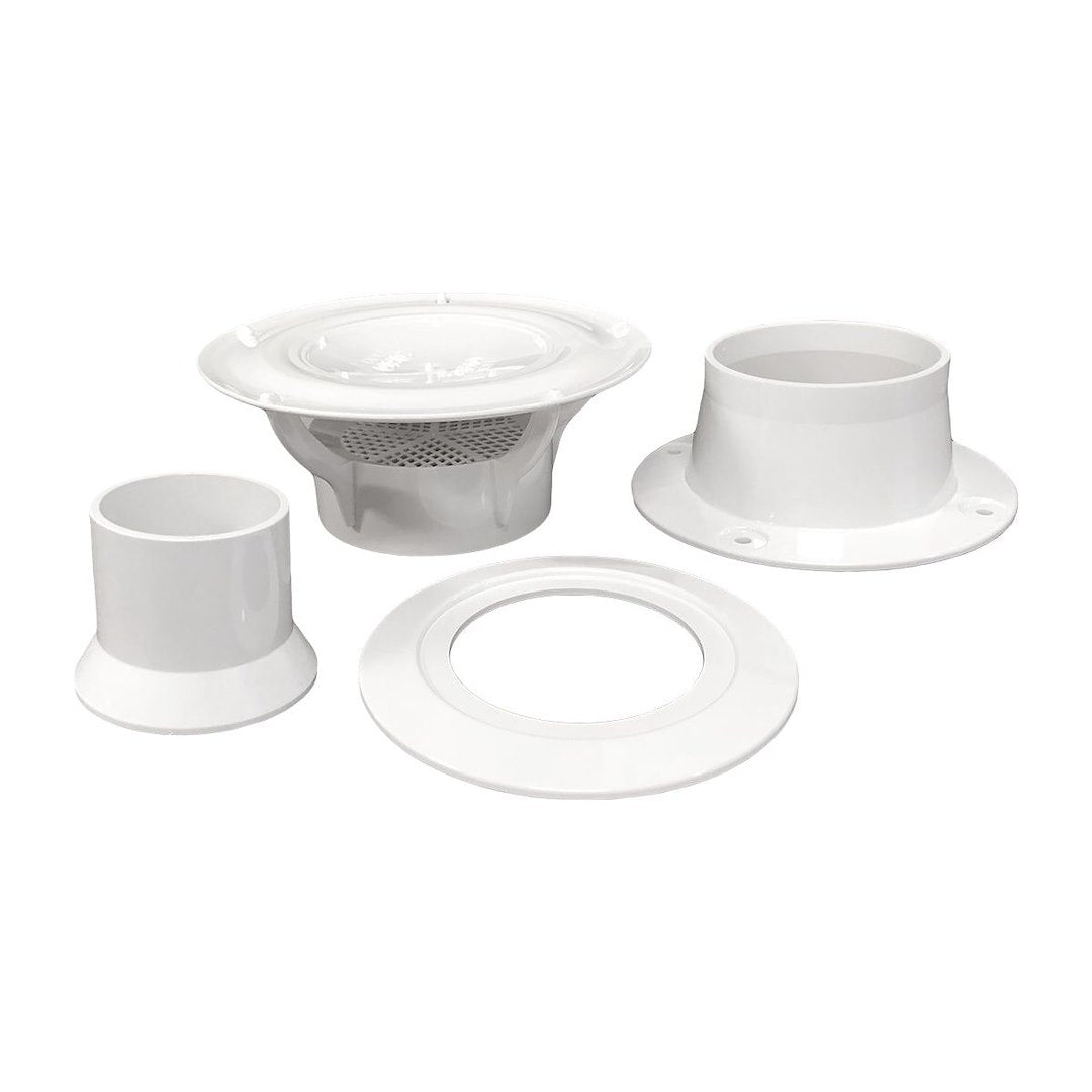 Lippert 389381 RV Sewer Roof Vent with Cap - White