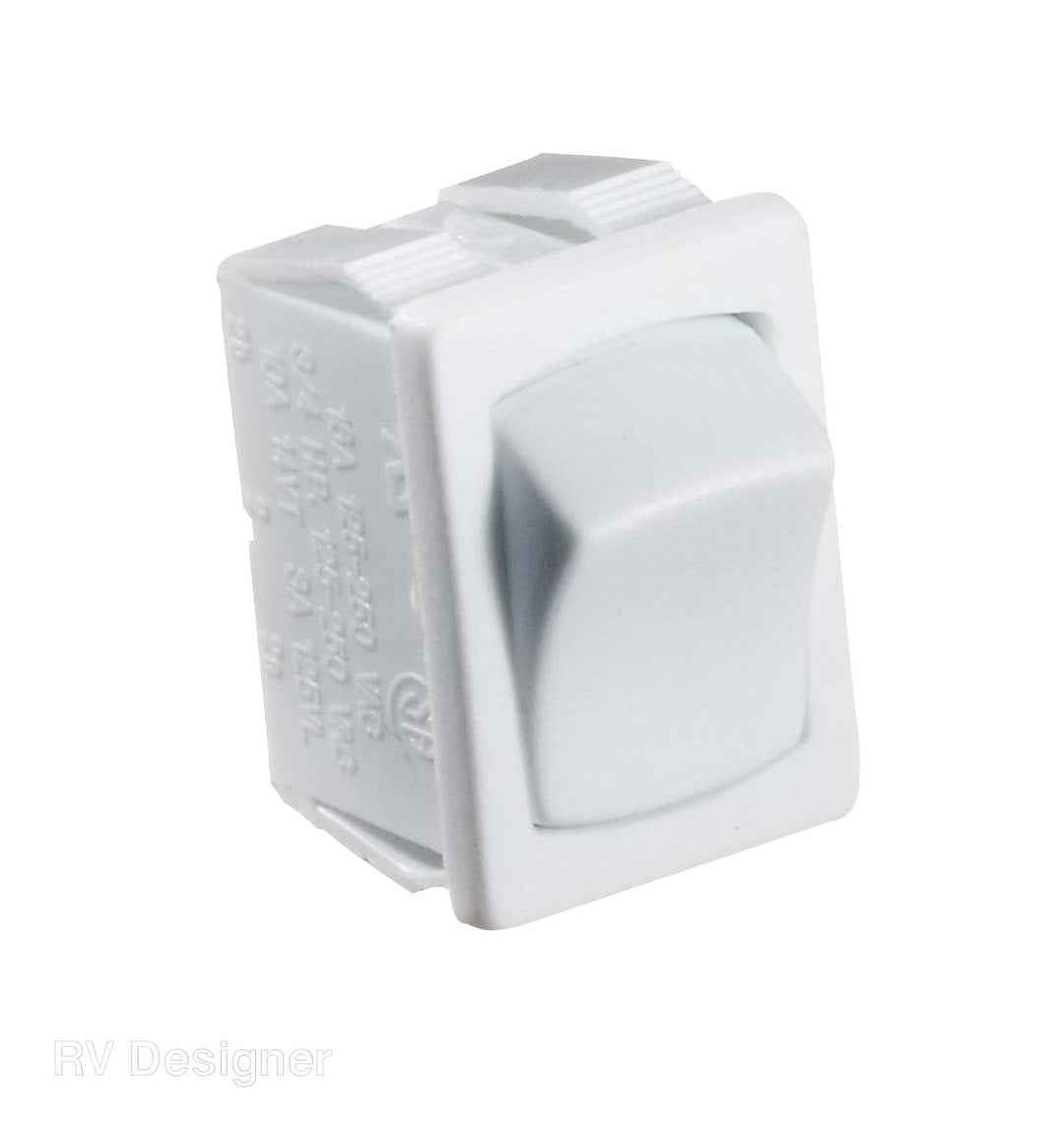 RV Designer S435 White SPST On/Off Control Switch