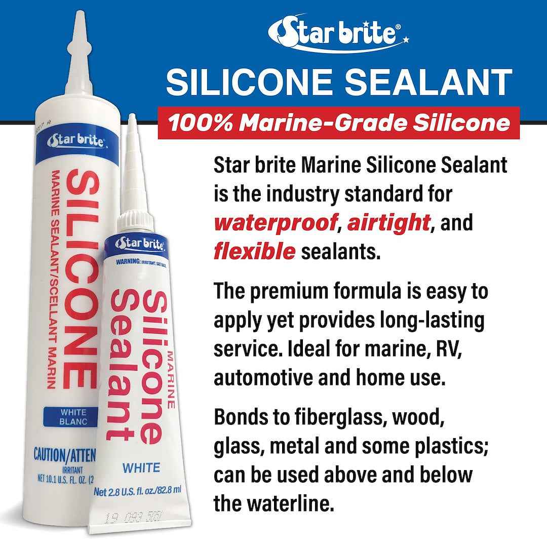 Star Brite Silicone Sealant - Black, 10.3 oz – 082123