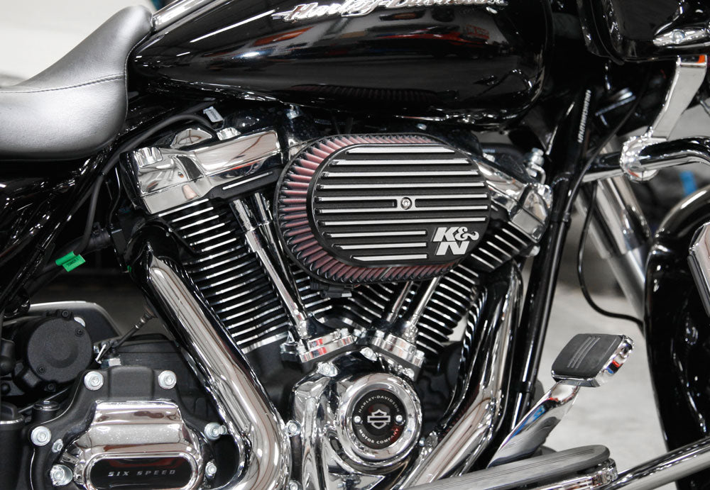 K&N RK-3953 Street Metal Air Cleaner for Harley-Davidson