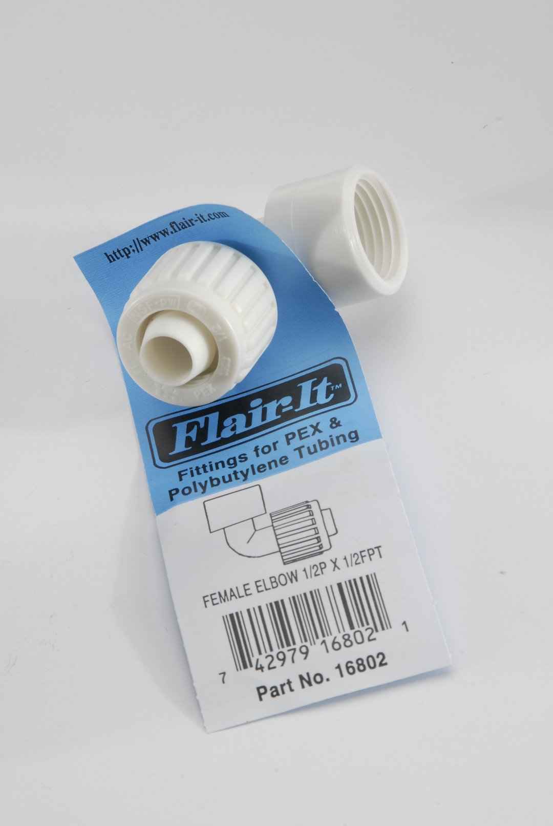 Elkhart Supply 16802 Flair-It 1/2-Inch Compression / Female Thread Elbow