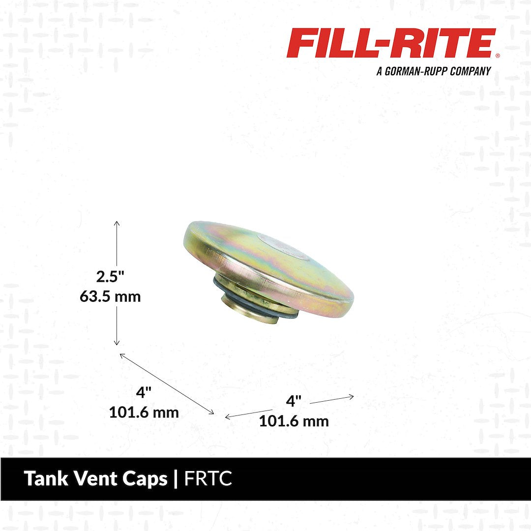 Fill-Rite FRTC Vented Liquid-Transfer Tank Cap - Steel
