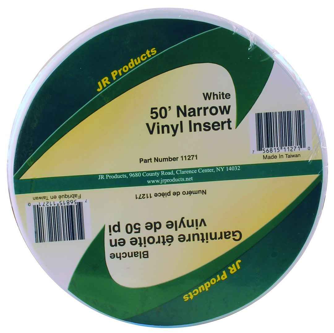 JR Products White RV Vinyl Insert, 3/4-Inch x 50 Feet – 11271