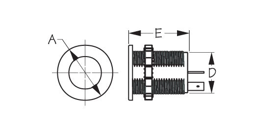 Sea Dog 426115-1 Deluxe Power Connection Socket