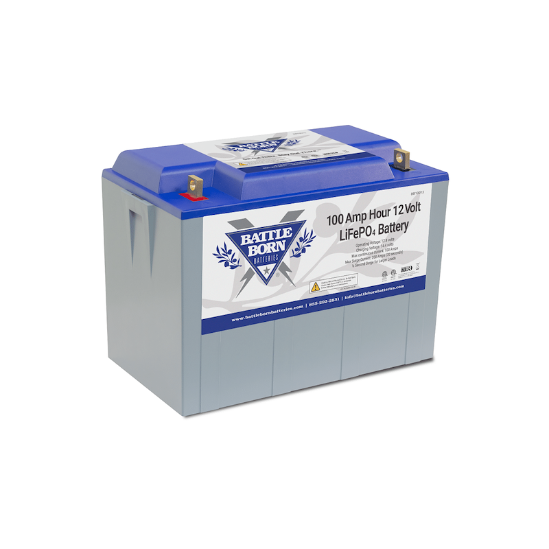 Battle Born Batteries BB10012 Battle Born Lithium Deep Cycle Battery Group 31 12V 100Ah RV – image 1