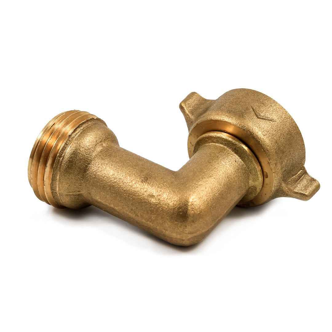 Camco 22502 90-Degree Brass Garden Hose Elbow
