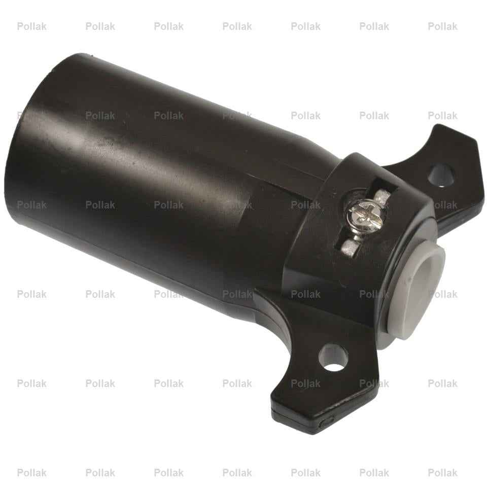 Pollak 12706 Black 7-Blade Trailer Connector with Safety Latch