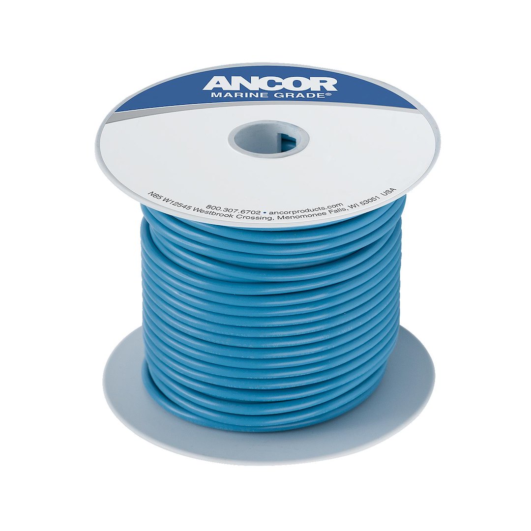 Ancor 103910 Marine Grade Primary Wire - 14 Gauge, Blue, 100 ft