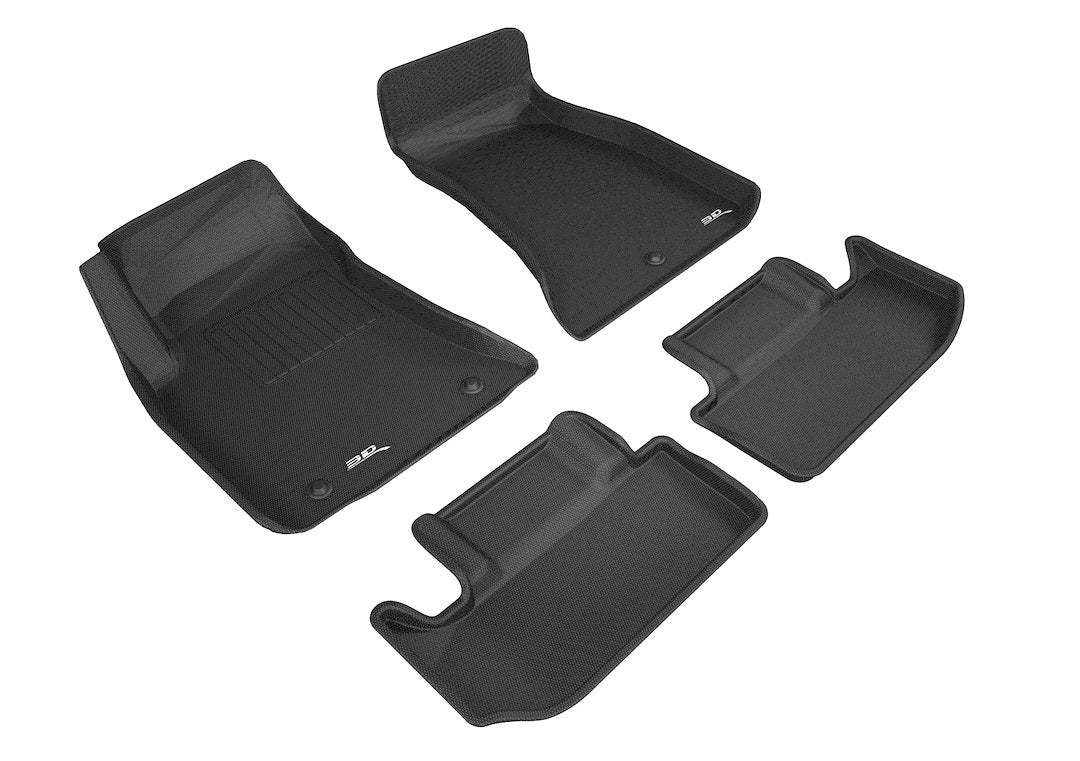 3D Mats DG02601509 Challenger KAGU Black 4-Piece Floor Mats - image 1