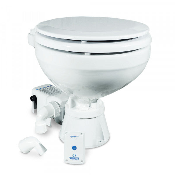 Albin 07-02-004 12V Compact Angled-Back Marine Toilet - image 1
