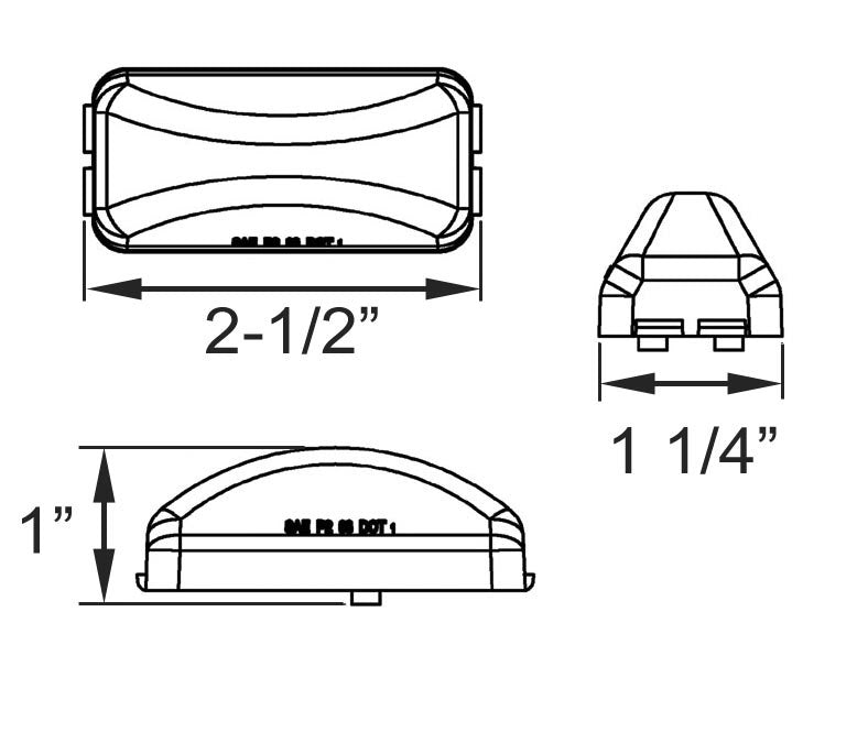 Optronics Al90 Series Not Applicable LED Clearance Light (Al90abp)