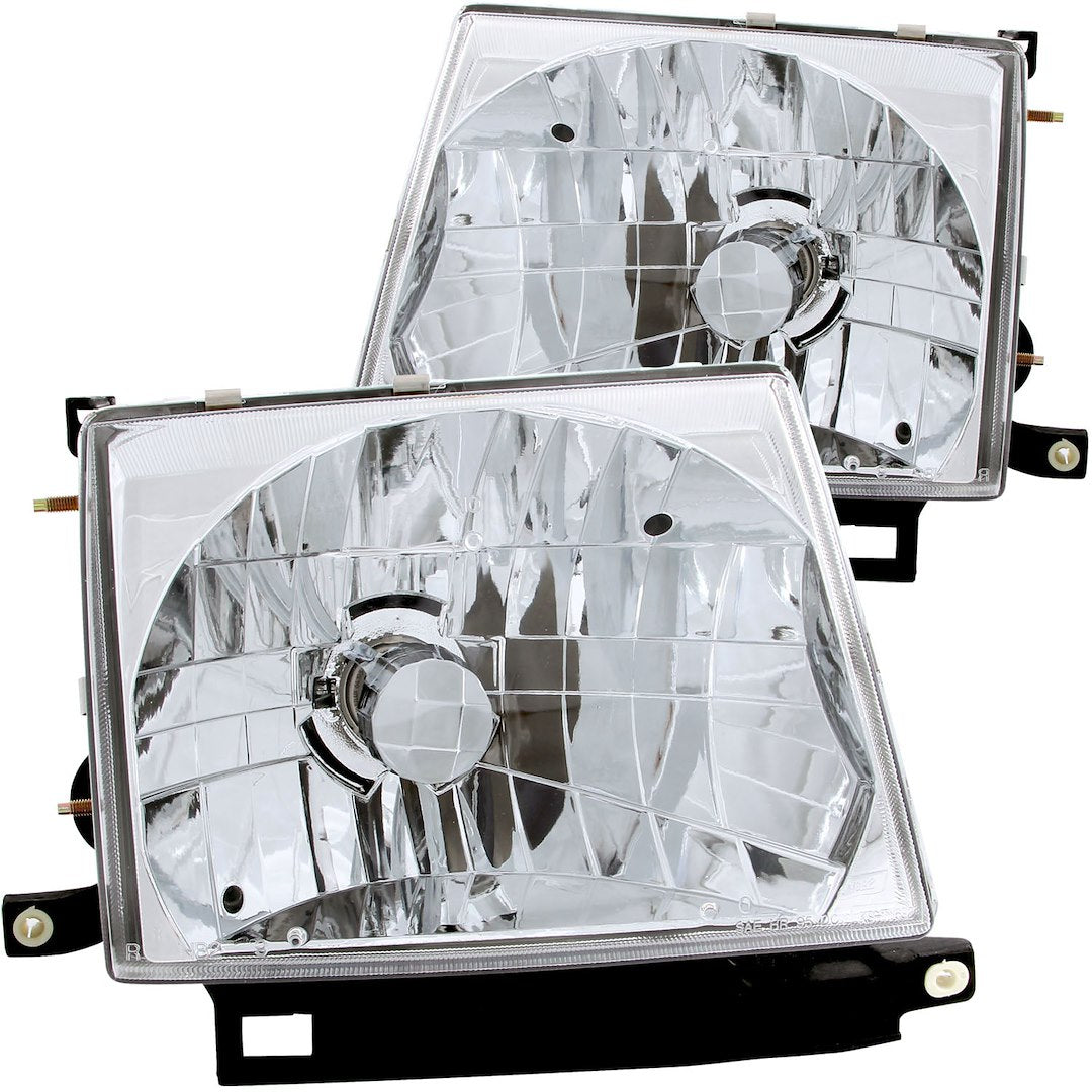 ANZO USA 121132 Tacoma Silver Crystal Headlight Pair - image 1