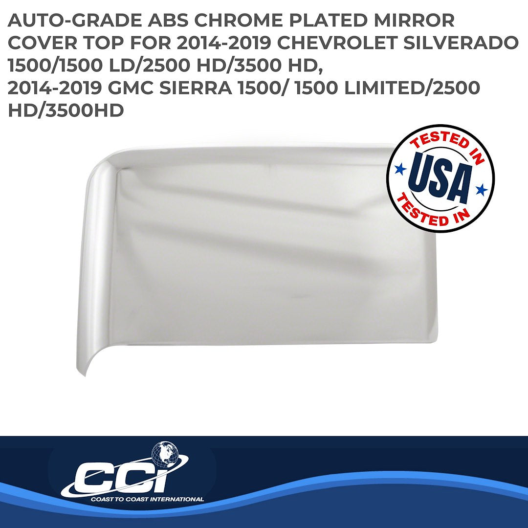Coast To Coast MC67518 Silverado/Sierra Upper Tow-Mirror Trim Set - image 2