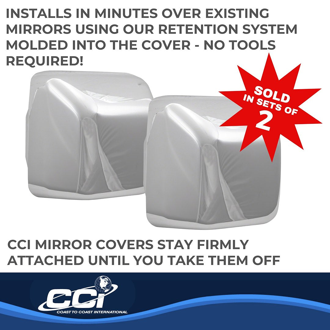 Coast To Coast MC67526R Silver Upper Replacement Mirror Trim Set - image 3
