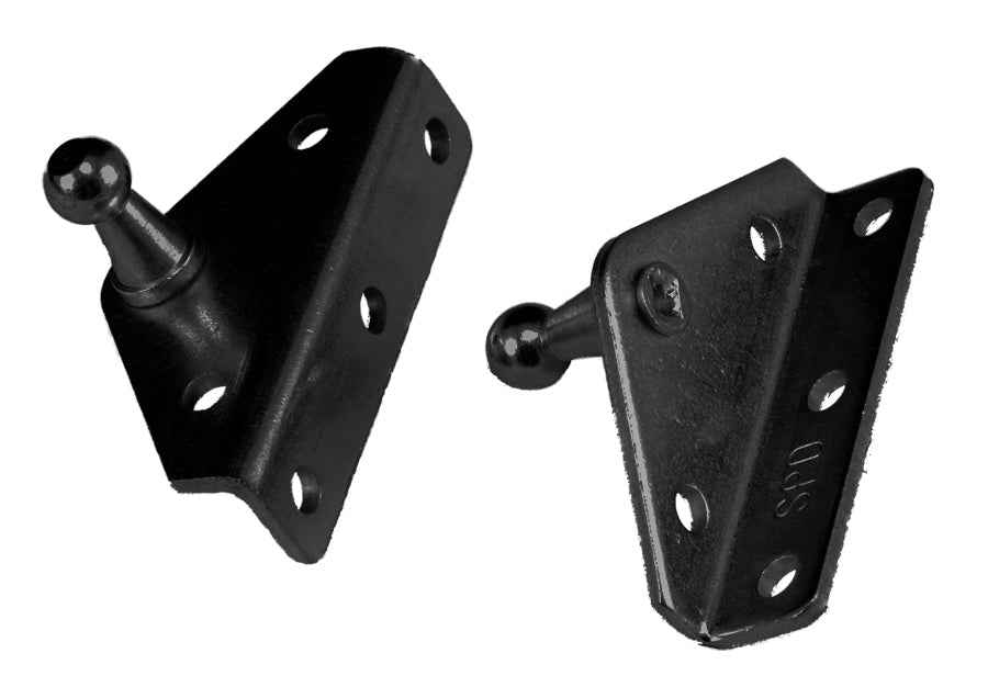 JR Products BR12552 L-Shaped Gas-Spring Brackets, 10mm Stud Pair