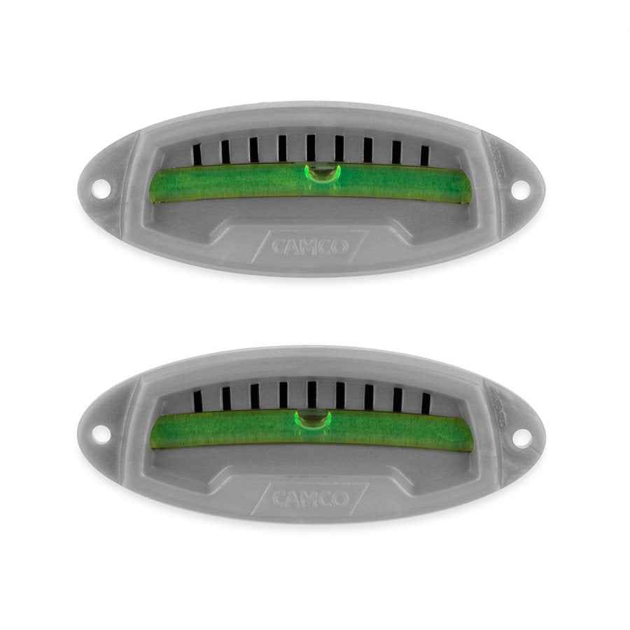 Camco 25503 4-Inch Graduated Trailer Bubble Levels, Pair