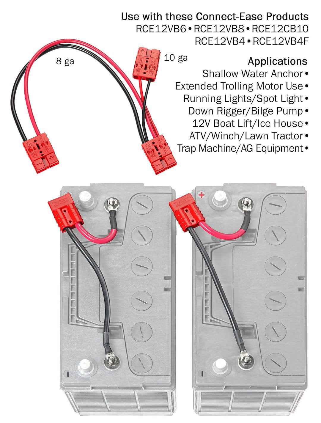 Connect-Ease Battery Connection Harness – RCE12VBPK