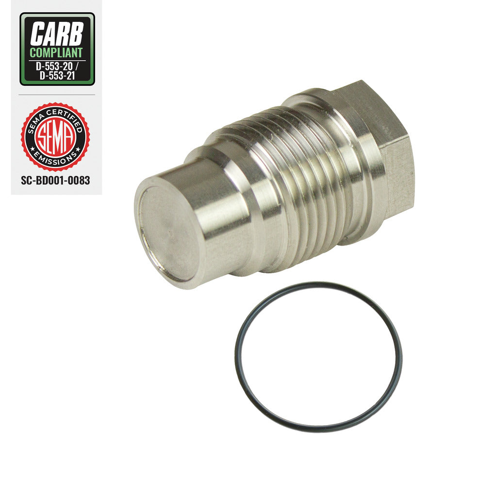 BD Diesel 1050071 Common-Rail Relief Plug with O-Ring, 30,000 psi - image 3