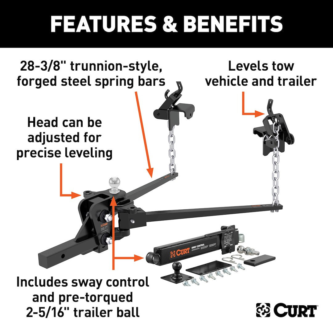 Curt 17322 Weight Distribution Hitch - image 2