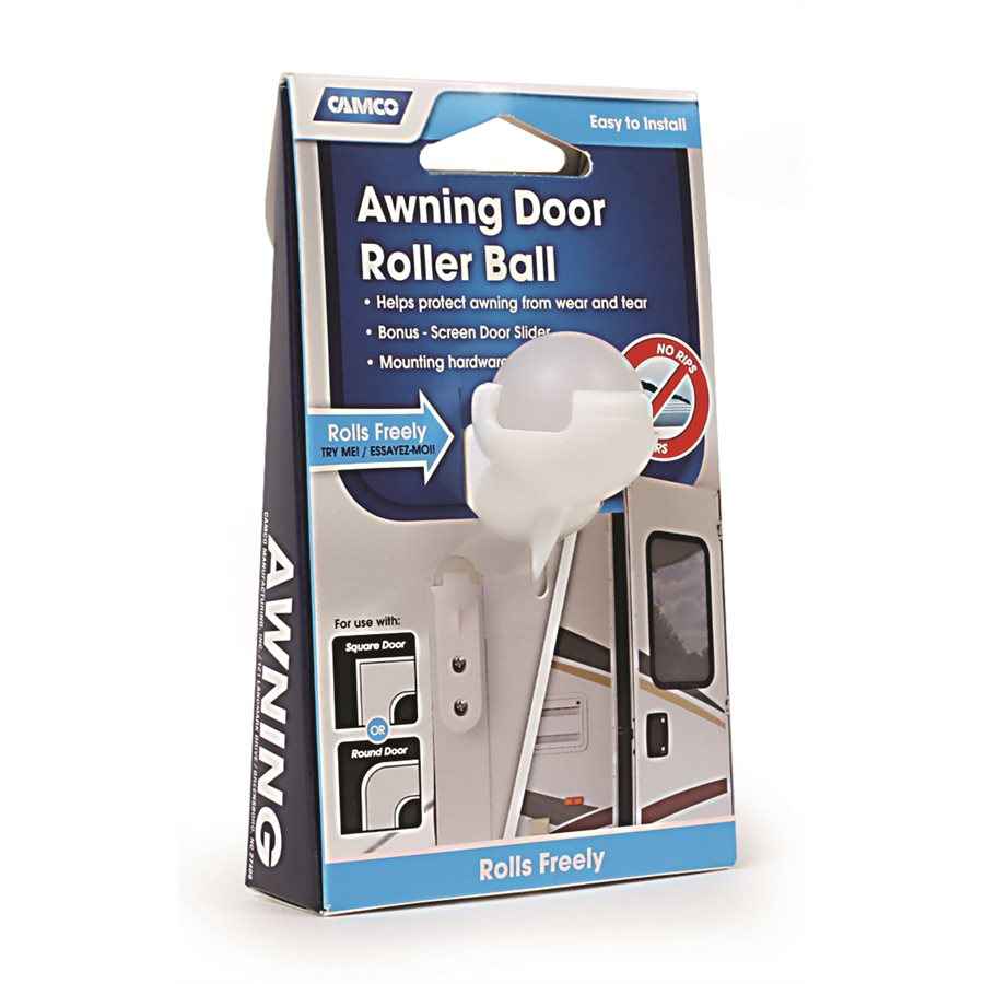 Camco 42005 360-Degree Awning Door Roller and Slide Kit