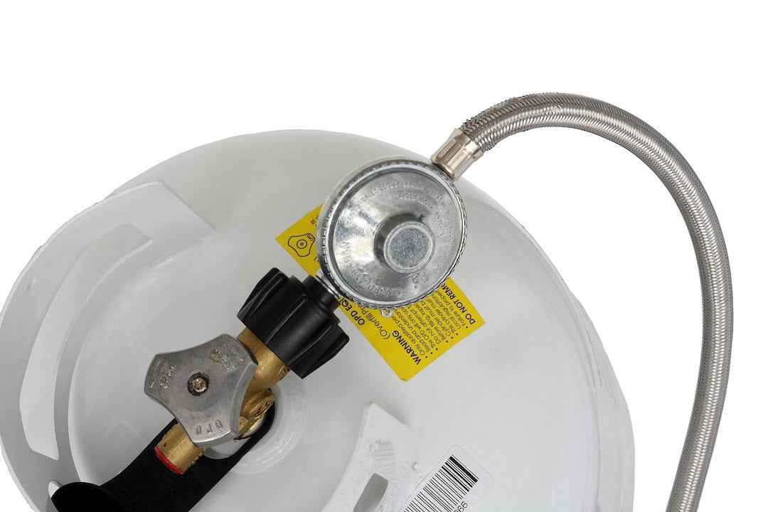 Flame King Propane Hose with Regulator - 60 in – SS-QCC-3/8