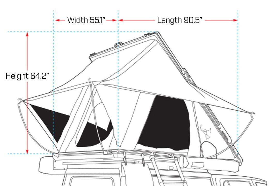Ironman 4x4 IRTT0056 Orion 1400 Hard-Shell Camping Tent