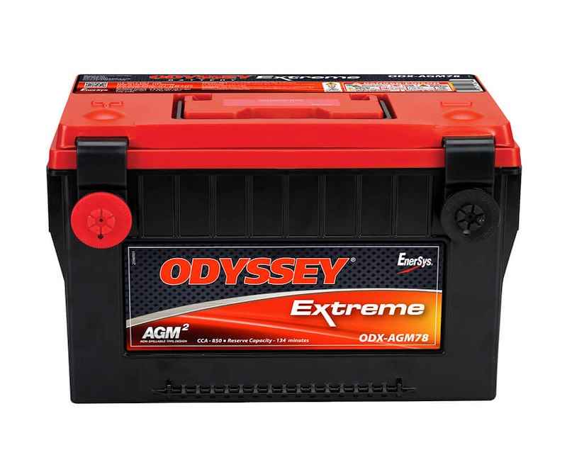 Odyssey Battery ODX-AGM78 Odyssey AGM Starting Battery Group 78 12V 850 CCA Side Terminal – image 4