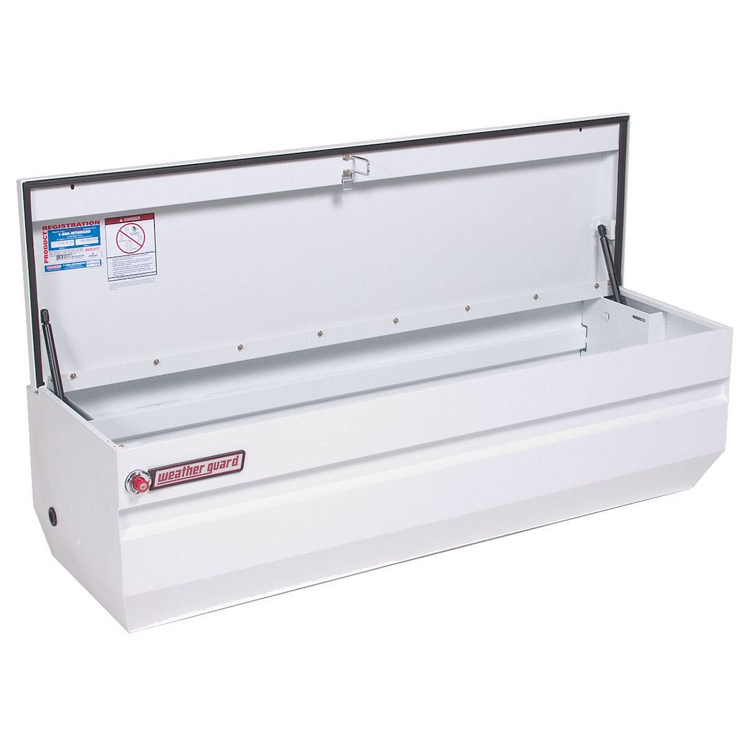 Weather Guard (Werner) Truck-Bed Tool Chest - 62 in, White – 665-3-01