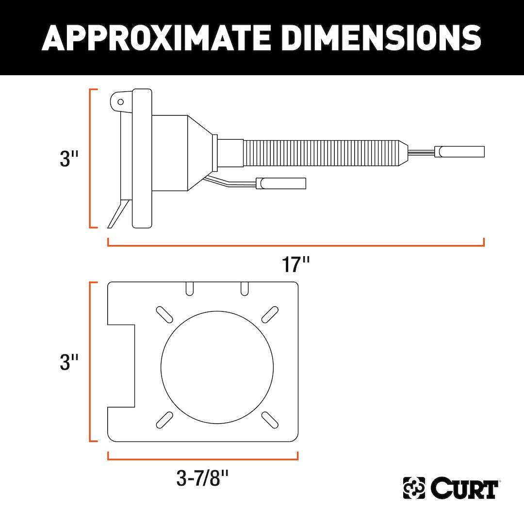 Curt 57672 Trailer Wiring Connector Adapter - image 5