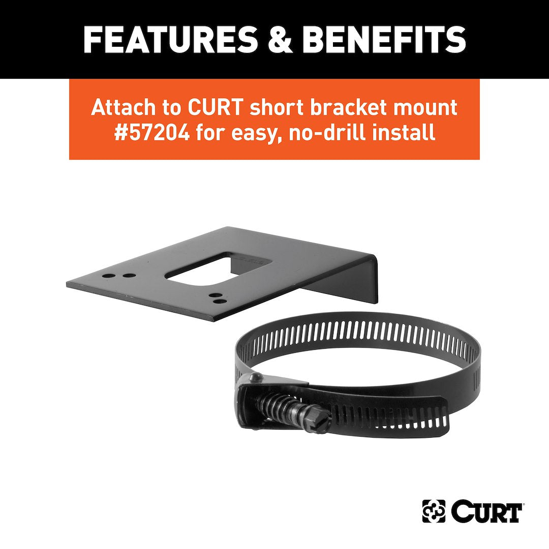 CURT Trailer Wiring Connector Mounting Bracket (58300)