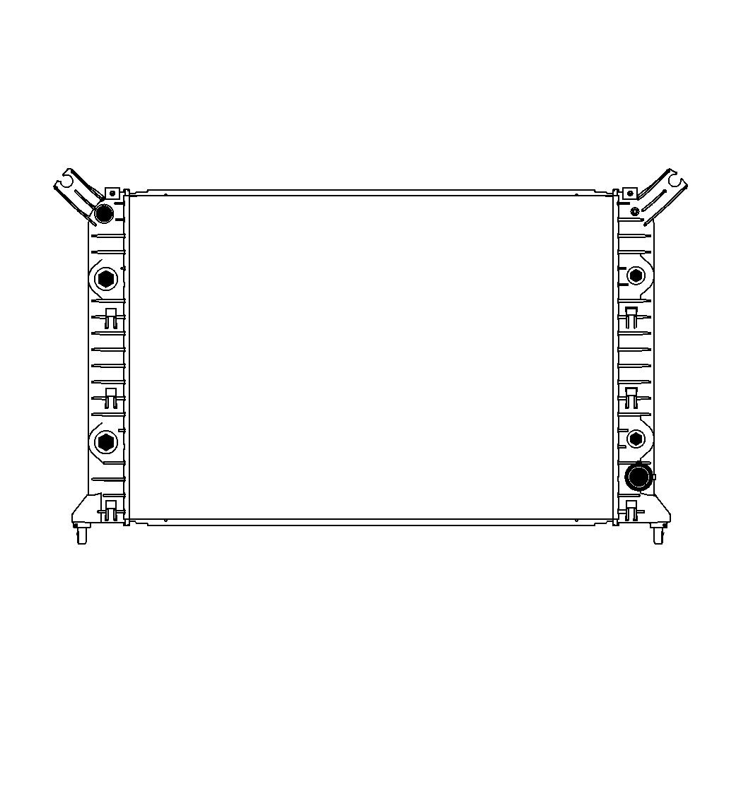 CSF 3798 Silverado/Sierra Crossflow Replacement Radiator - image 2