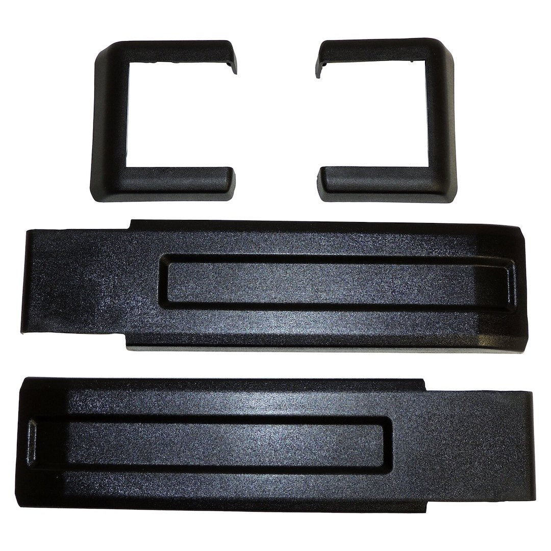 Crown Automotive 55397091K Two-Piece Black Tailgate Hinge Cover Kit - image 1