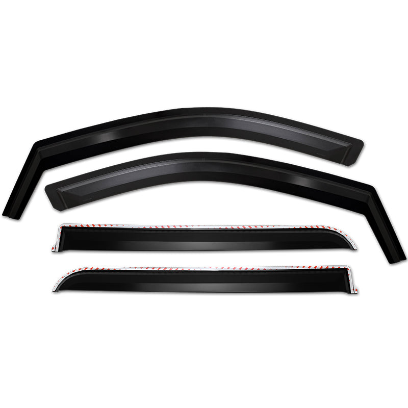 Putco 680243 Element Matte-Black Window Visors