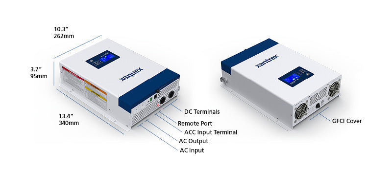 Xantrex Power Inverter - 1000W Continuous, 12V DC – 817-1000